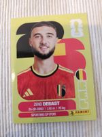 Seltene Panini WM 2026 Sticker: Zeno Debast BEL 5 ⚽️