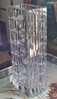 Kristallglas Vase rechteckig Handgeschliffen