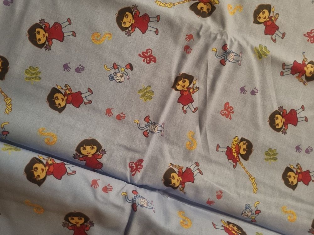 Tissu Dora L'exploratrice – 100% Coton, Largeur 137 Cm, Longueur 100 Cm, Motif Multicolore