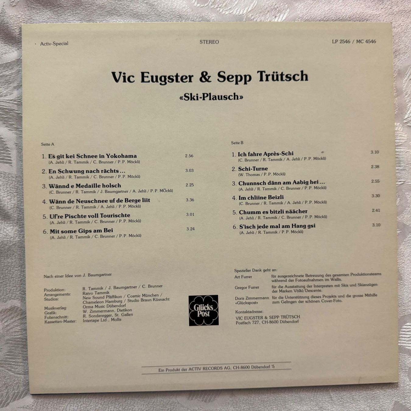 Dischi in vinile: VIC EUGSTER & SEPP TRÜTSCH - SKI-PLAUSCH – Usato da Zürich venduto da fehlton 1