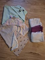 Baby Badetücher und Mulltücher Set verschiedene