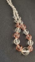 Hals-Kette aus facettiertem Glas
