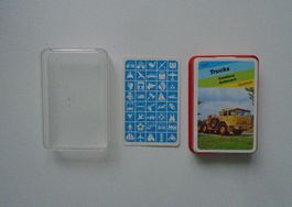 vintage Quartett TRUCKS, Camions / Nr. 5307