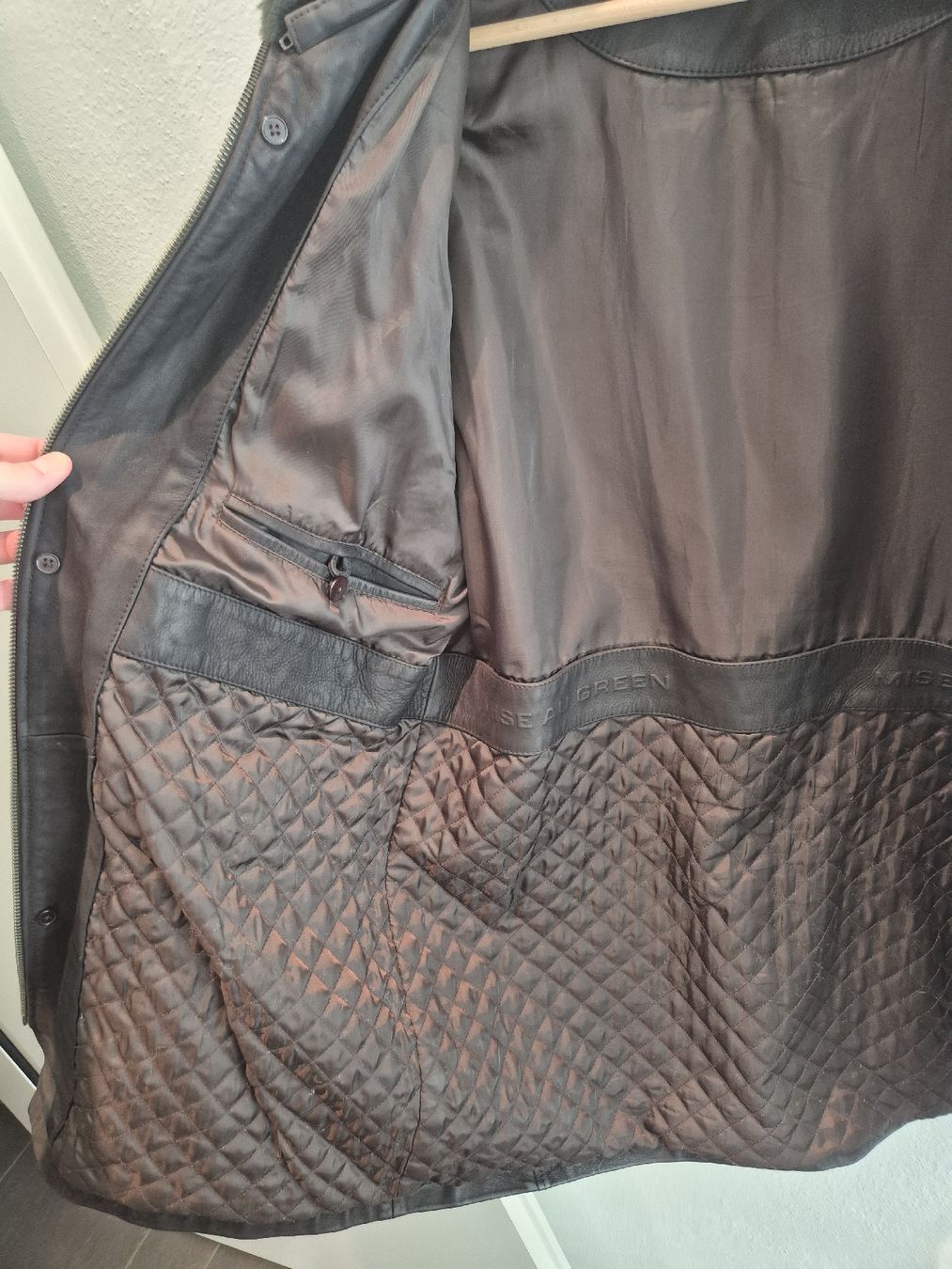 Jacken: High-quality real leather jacket, brown, size L, – Gebraucht aus Zürich von CCGhost89 7