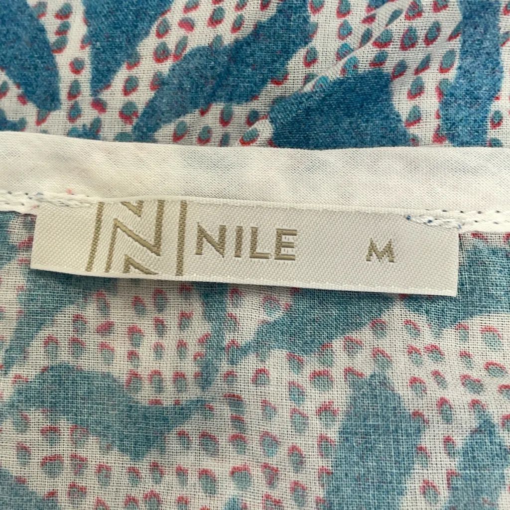 Nile Camicette: Blouse NILE print blue-white size M – Usato da Lausanne venduto da Danash 5