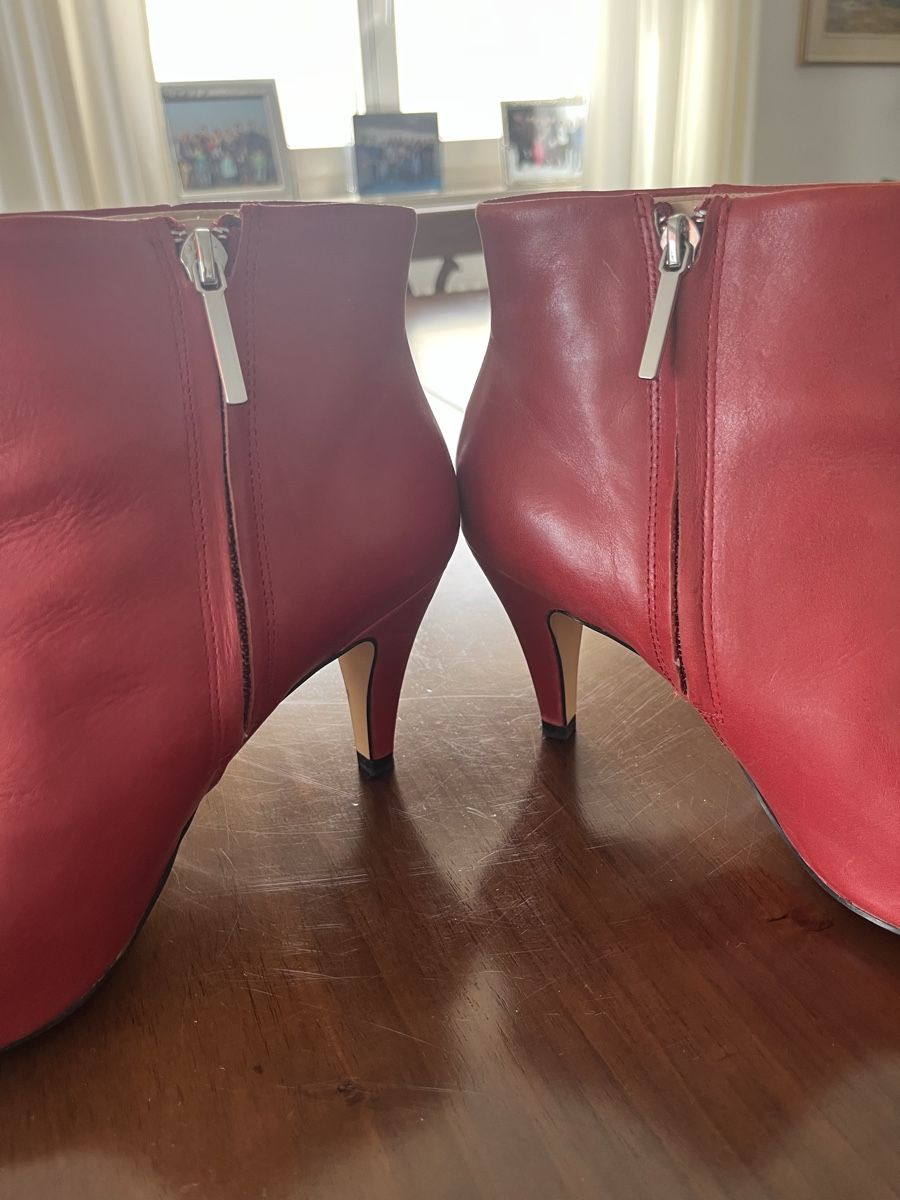 Zara Scarpe da donna: Stivaletti Zara rossi – Usato da Locarno venduto da cichita 1