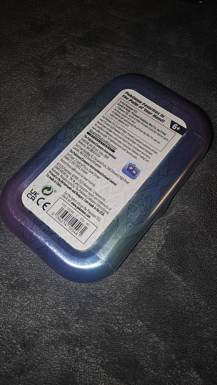 Pokémon Carte collezionabili: Pokémon Mini Tin Prismatic Evolution – Nuovo (secondo la descrizione) da Zollikofen venduto da TonisRetroResale 1