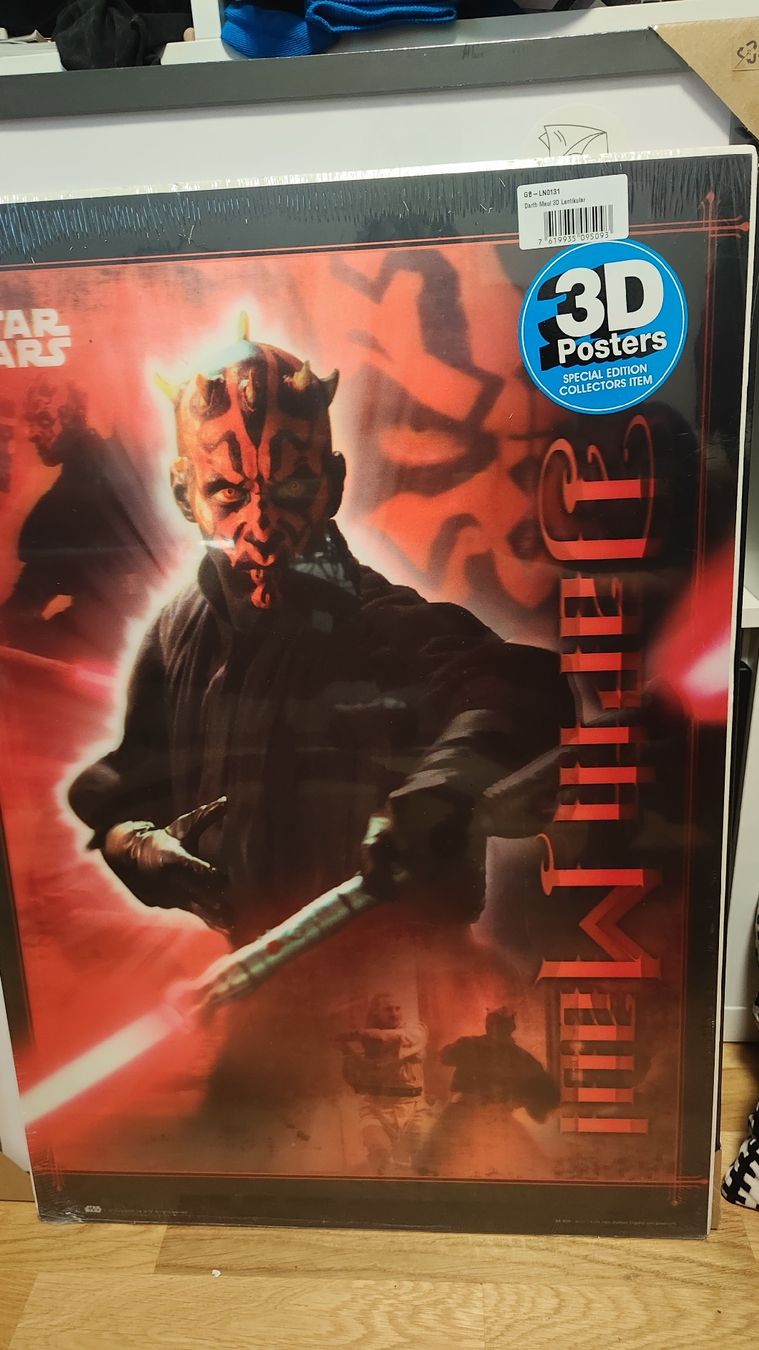 Foto & Immagini: Star Wars Darth Maul 3D Poster - Special Edition – Nuovo e nell'imballaggio originale da Gümligen venduto da JohnnyOnyx