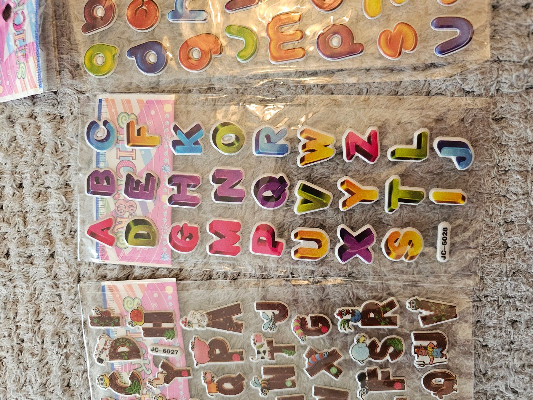 Sticker: Buchstaben Aufkleber / Alphabet Stickers – Nuovo e nell'imballaggio originale da Zürich venduto da tanner83 2