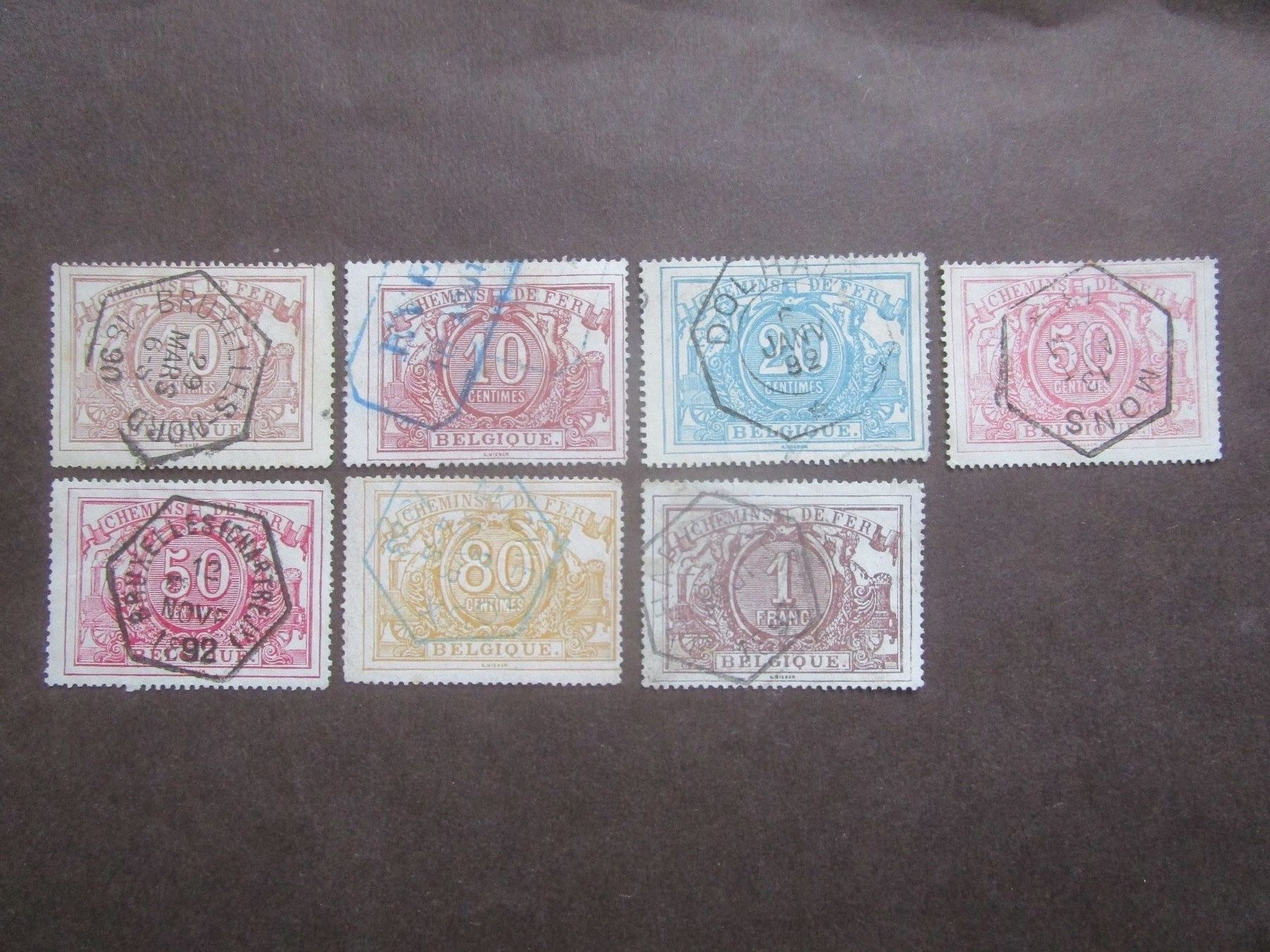 Alle Briefmarken: Belgien   1882/94 – Gebraucht aus Dürnten von tu5bo9