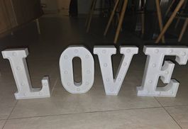 MARIAGE  - Lettres LOVE