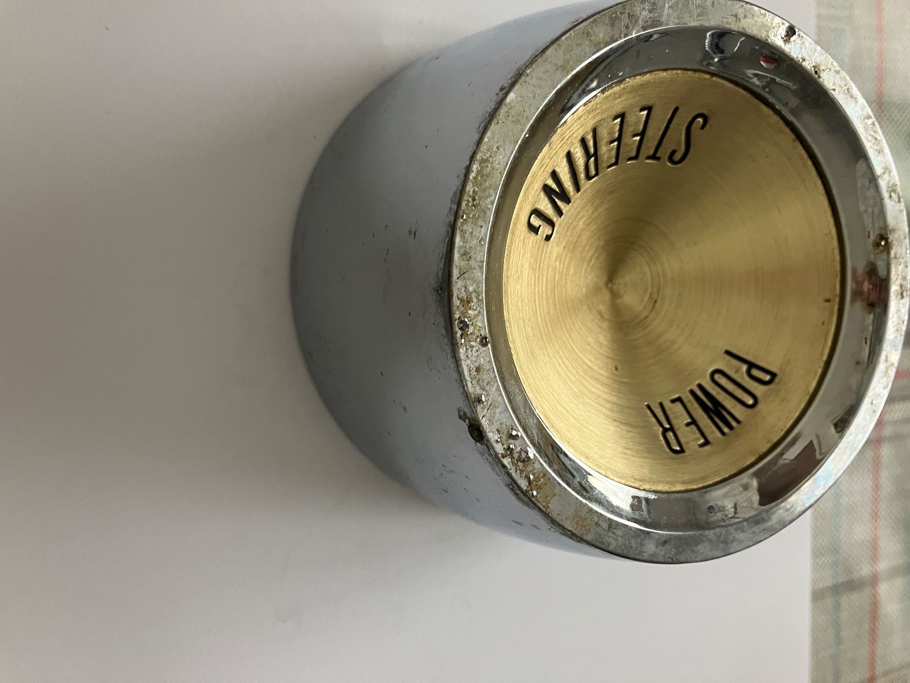 Alle Autoersatzteile: Deckel Lenkrad Power Steering Chrom Messing Gebraucht – Gebraucht aus Balterswil von Erbsli77 2