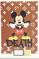 Death NYC "Pop Art Druck" Handsigniert, Mickey Mouse