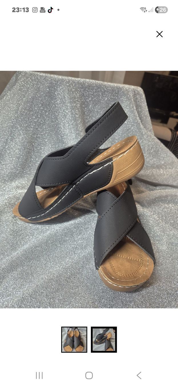 Chaussures femmes: Sandali donna neri taglia 36 – D'occasion à Giubiasco par Stefaniav 1