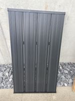 AREBOS Bodenelement PVC dunkelgrau  100 x 57cm neu