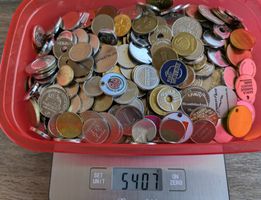5,4 Kilo verschiedene Jeton