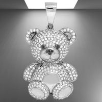 🐻 ✨ Glitzernde Teddy-Bär-Halskette – Stilvoll & Süß! 🧸💫