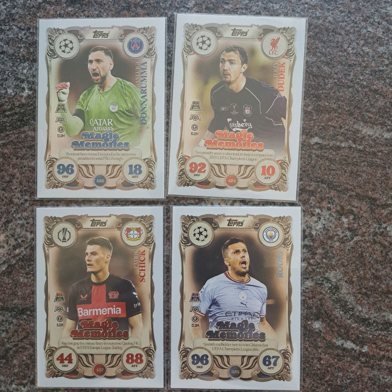 Topps Carte collezionabili: Topps Match Attax Magic Memories 12 Karten – Nuovo (secondo la descrizione) da Frauenfeld venduto da Fusel1909 2