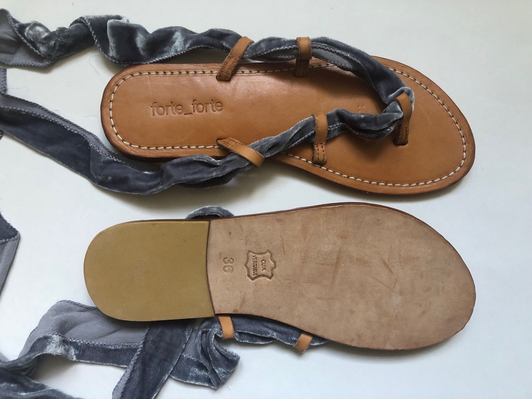 Damenschuhe: Sandales FORTE FORTE 36 – Neu und originalverpackt aus Arnex-sur-Orbe von cameleonfringant 1