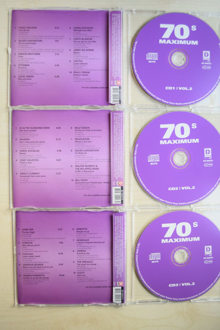 CDs: 3 CD's: 70s Maximum Vol. 2 - The Ultimate Collection (154) – D'occasion à Reutigen par DONDON55 4