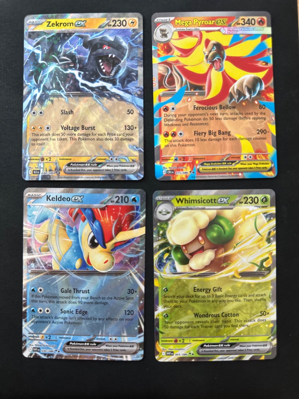 Pokémon Sammelbilder & Trading cards: Pokemon 4x EX Karten Englisch NM – Neu (gemäss Beschreibung) aus Winterthur von sah_gn89