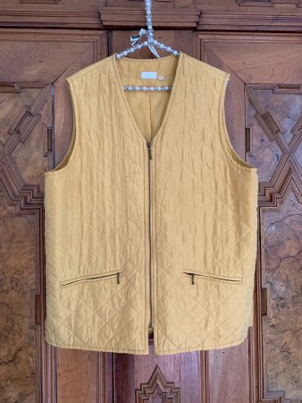 VINTAGE CHRIS LINE Weste 100% Seide Größe: 42DE