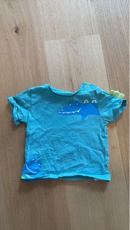 Cooles Kroko T-Shirt, Grösse 74, perfekt für den Sommer