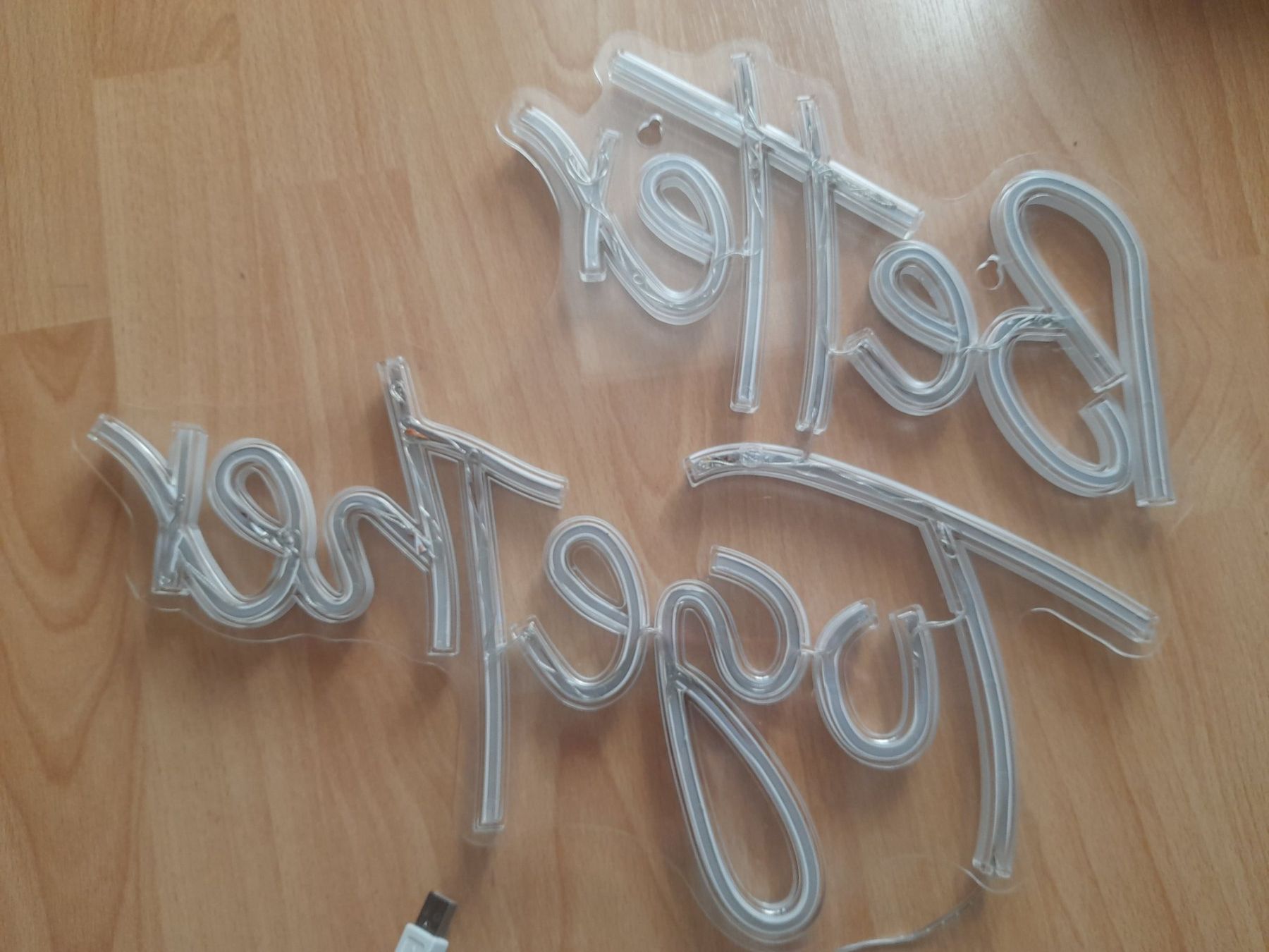 Alle Dekorationen: LED Leuchtschild "Better Together" – Gebraucht aus Lustmühle von chevi03 3