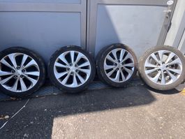 4 St. Toyota Auris Original Aluräder mit 225/45 R17 91W