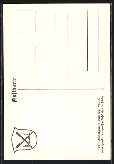 Cartes postales: AK Thalwil, Stadtwappen – D'occasion à Berlin par bartko-reher 1