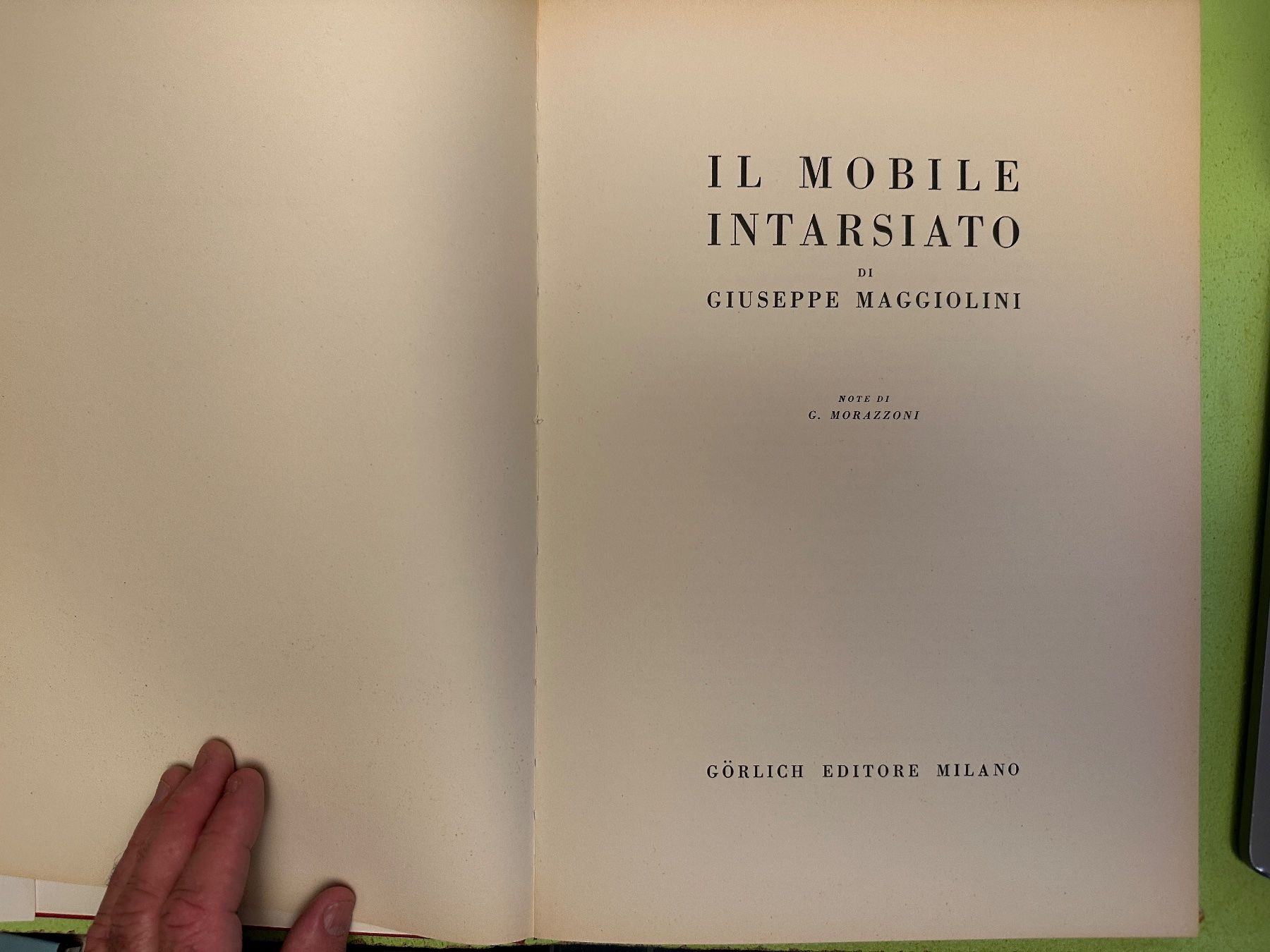 Libri: Giuseppe Maggiolini: Il Mobile Intarsiato. – Usato da Zürich venduto da allp 2