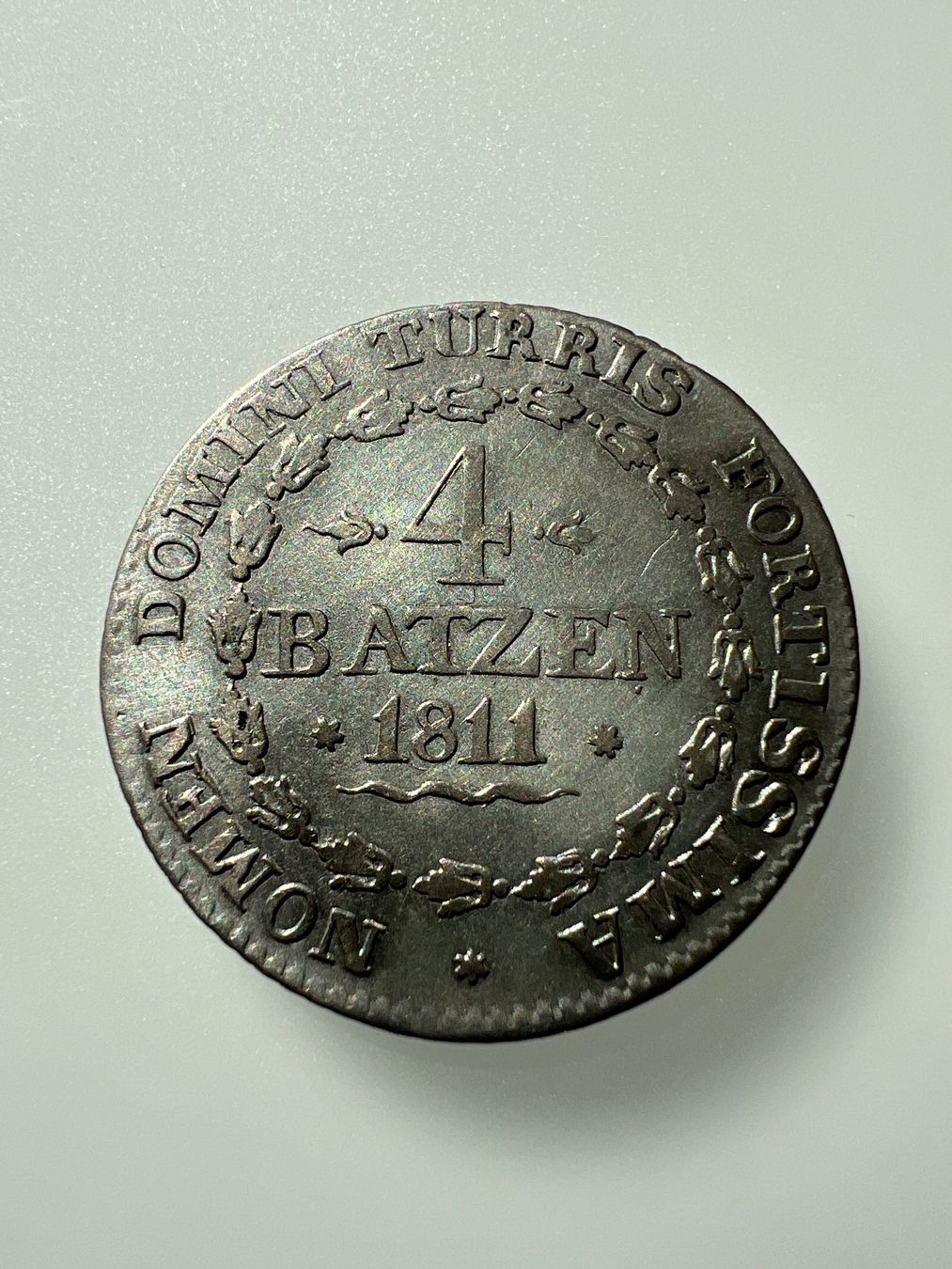 Tutti le monete: Schwyz 4 Batzen 1811 – Usato da Schaffhausen venduto da schatzkiste69 1