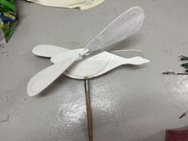 Windrad aus Holz, Vogeldesign, für den Garten, Deko
