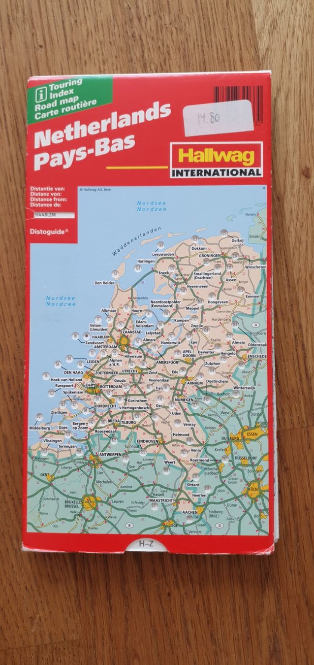 Cartine & Atlanti: Strassenkarte Niederland – Usato da Winterthur venduto da Epi52 1