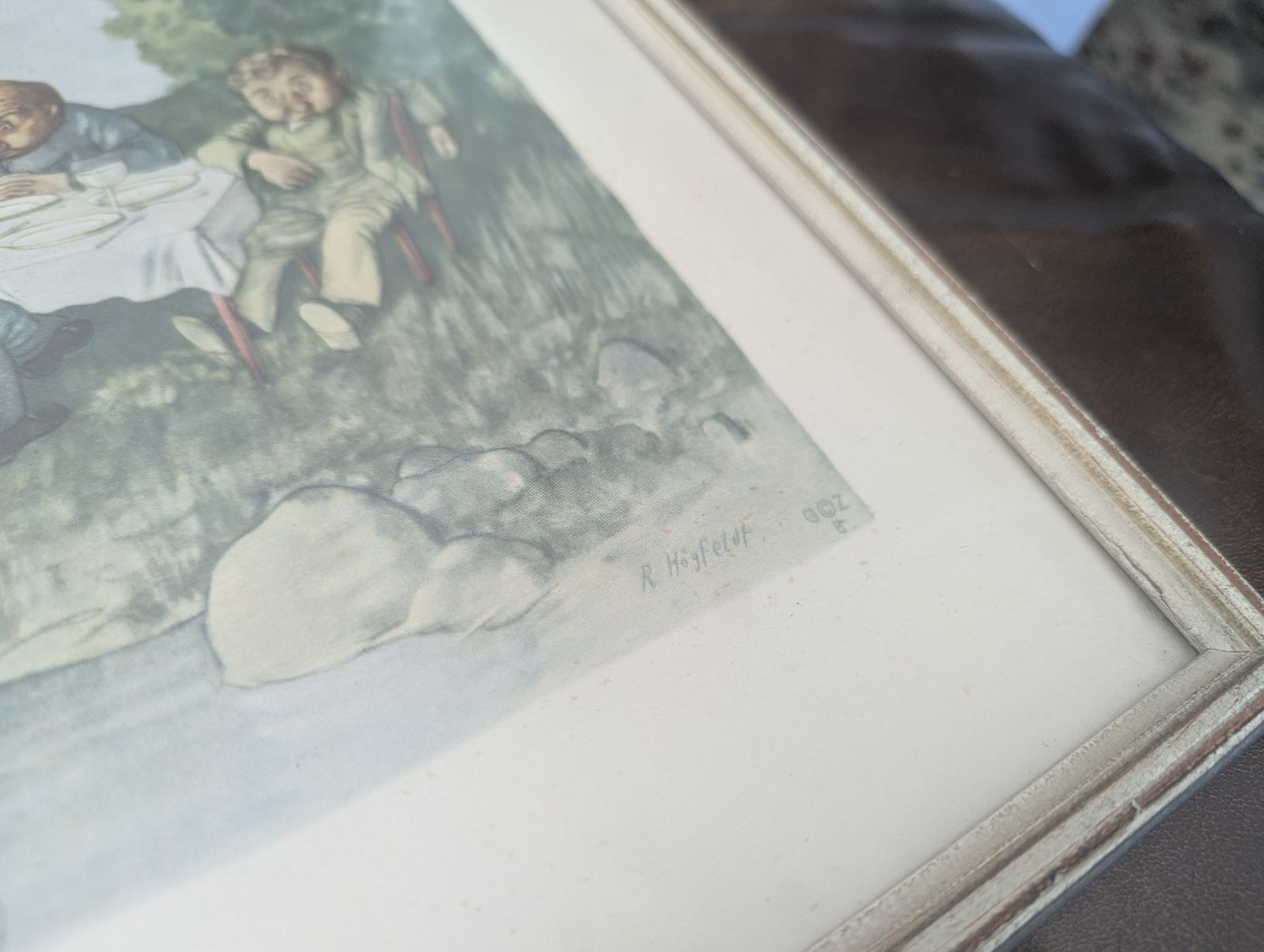 Dipinti: Vintage Robert Högfeldt Art Print  – Usato da Erlinsbach SO venduto da Meytalien 3