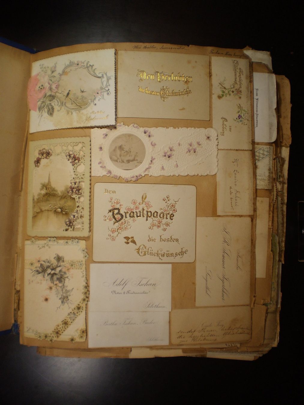 Album: Album mit Glückwunschkarten-Sammlung – Usato da Lenzburg venduto da strebeck 1