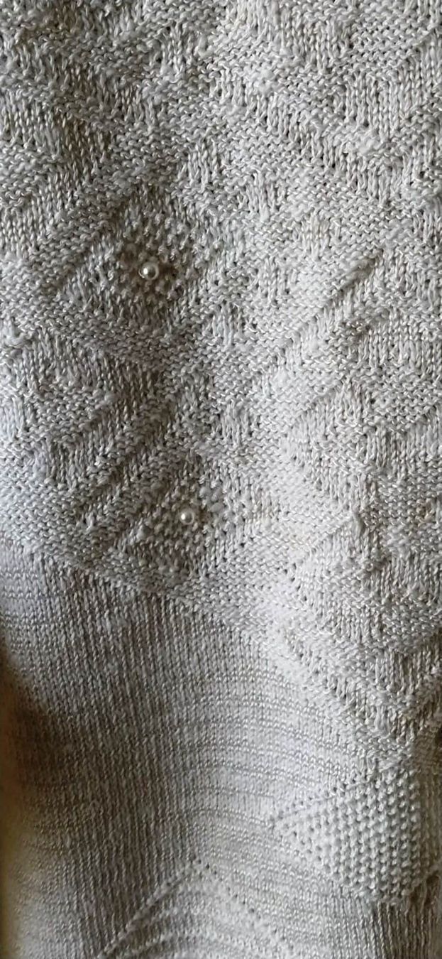 Maglioni & Felpe: Pullover in weiss mit Perlen - Grösse 38 - – Nuovo e nell'imballaggio originale da Zürich venduto da -italo- 1
