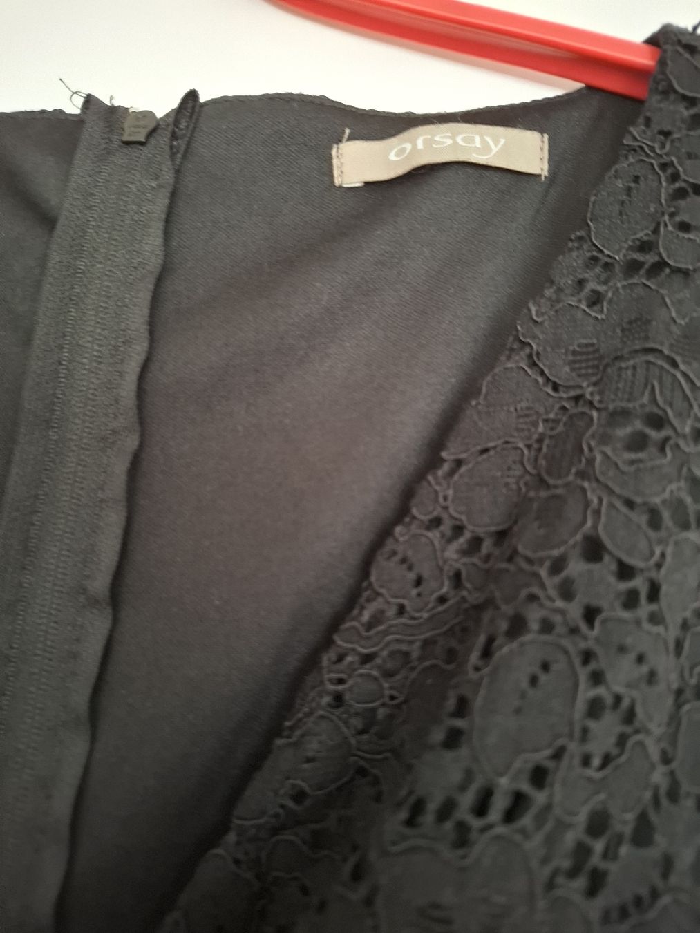 Orsay Vestiti: Orsay Kleid, schwarz, Gr. 32, Spitze – Usato da Rotkreuz venduto da PrelovedPicks 3