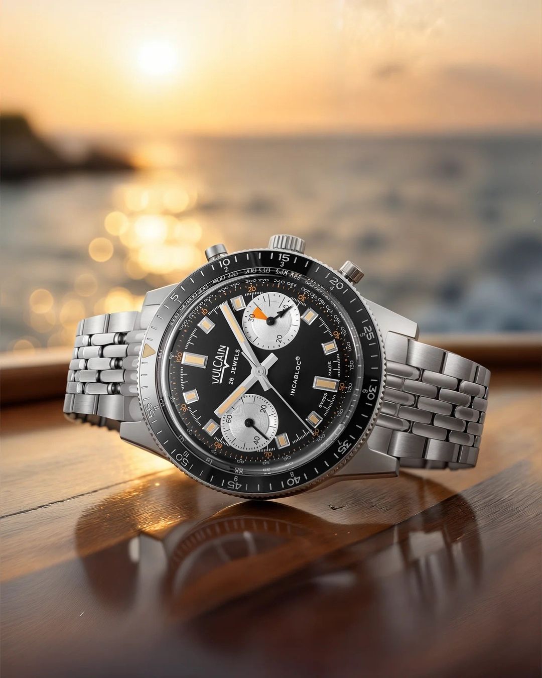 Vulcain Orologi: Vulcain Automatic Skindiver Black 590176A07.BHM – Nuovo e nell'imballaggio originale da Carouge GE venduto da Watchaser 1