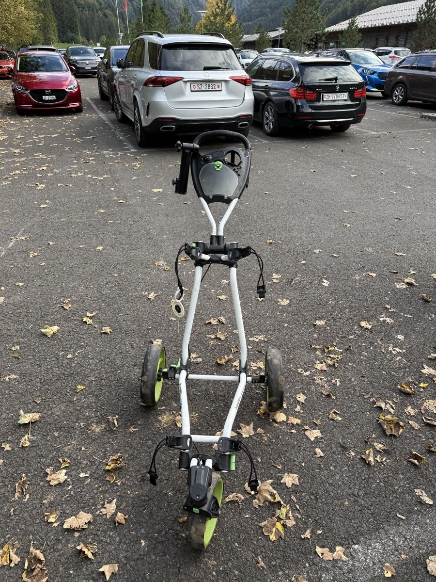 Trolleys: Golf Trolley White/Green  – Gebraucht aus Zürich von sunnykickz 1
