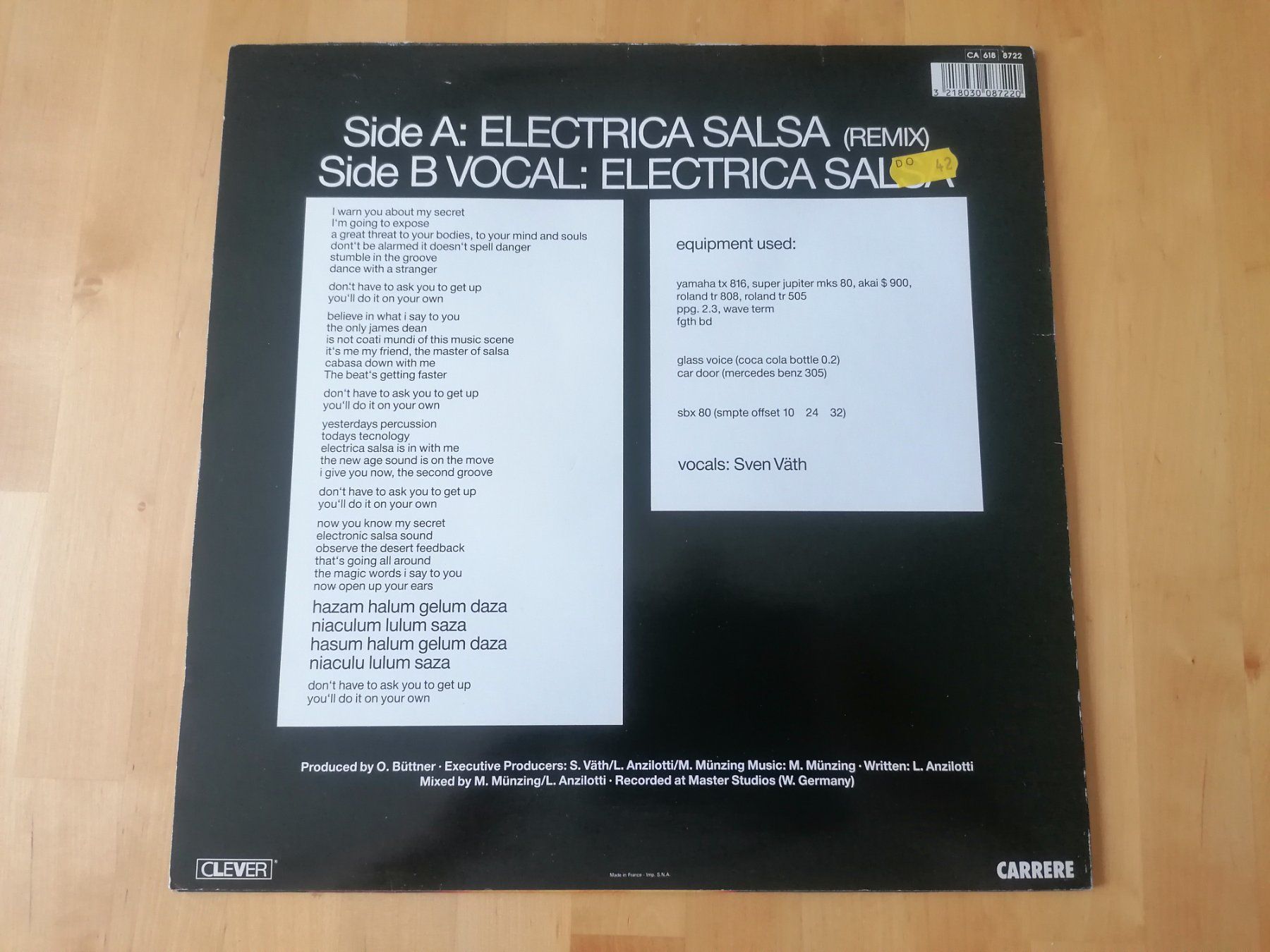 Dischi in vinile: Off – Electrica Salsa (Baba Baba) (Remix) – Usato da Emmenbrücke venduto da WintoWin 1