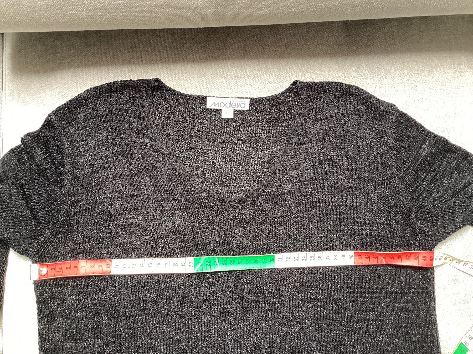Maglioni & Felpe: Modena Damen Strick Pullover schwarz Grösse L V-Ausschnitt – Usato da Homberg b. Thun venduto da Homata 3
