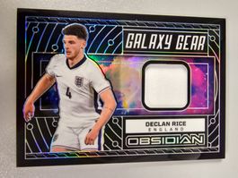 DECLAN RICE 2023-24 Panini Obsidian Galaxy Gear/199 England