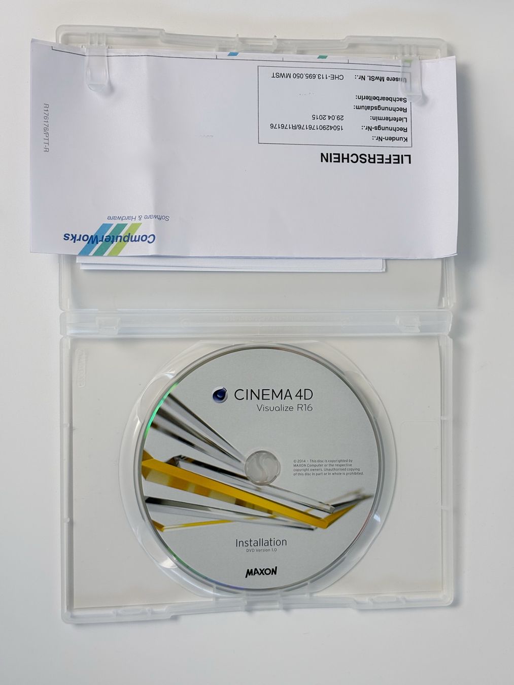 Software: Maxon Cinema 4D Visualize R16 Software – Usato da Liebefeld venduto da Orvin2534 1
