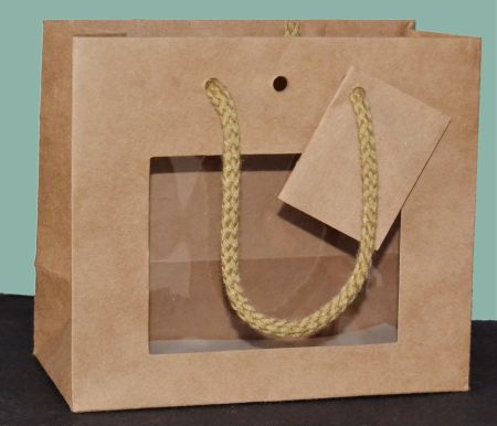 Papier-Tragtaschen 240/140 x 195mm