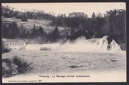 Fribourg Le Barrage Usines hydrauliques