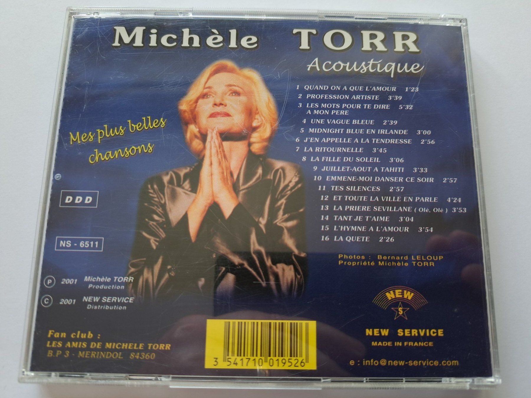CD: CD Michèle Torr - Mes plus belles chanson acoustiques – Usato da Pully venduto da bro_n52j 1