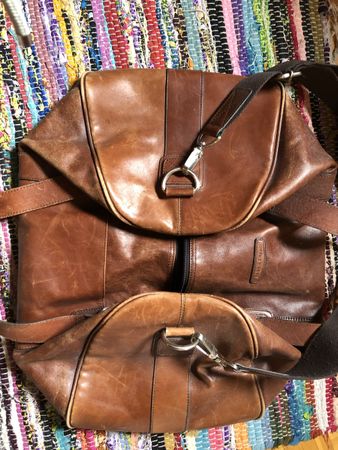 Fossil Lederreisetsche weekender Vintage