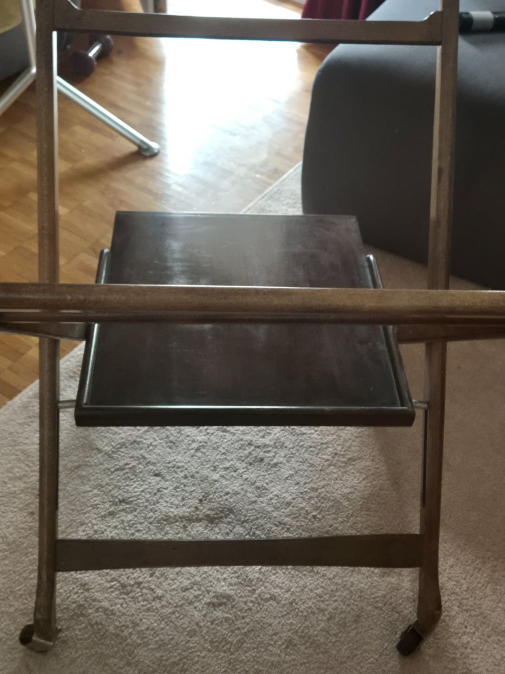 Servierwagen: Mid Century Modern Rolling Serving Cart Tea Bar Foldable – Gebraucht aus Monthey von McAuthor 2