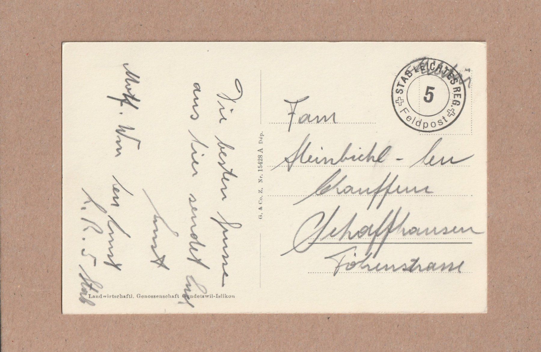 Cartes postales: Ansichtskarte Islikon – D'occasion à Würenlingen par wetroki 1